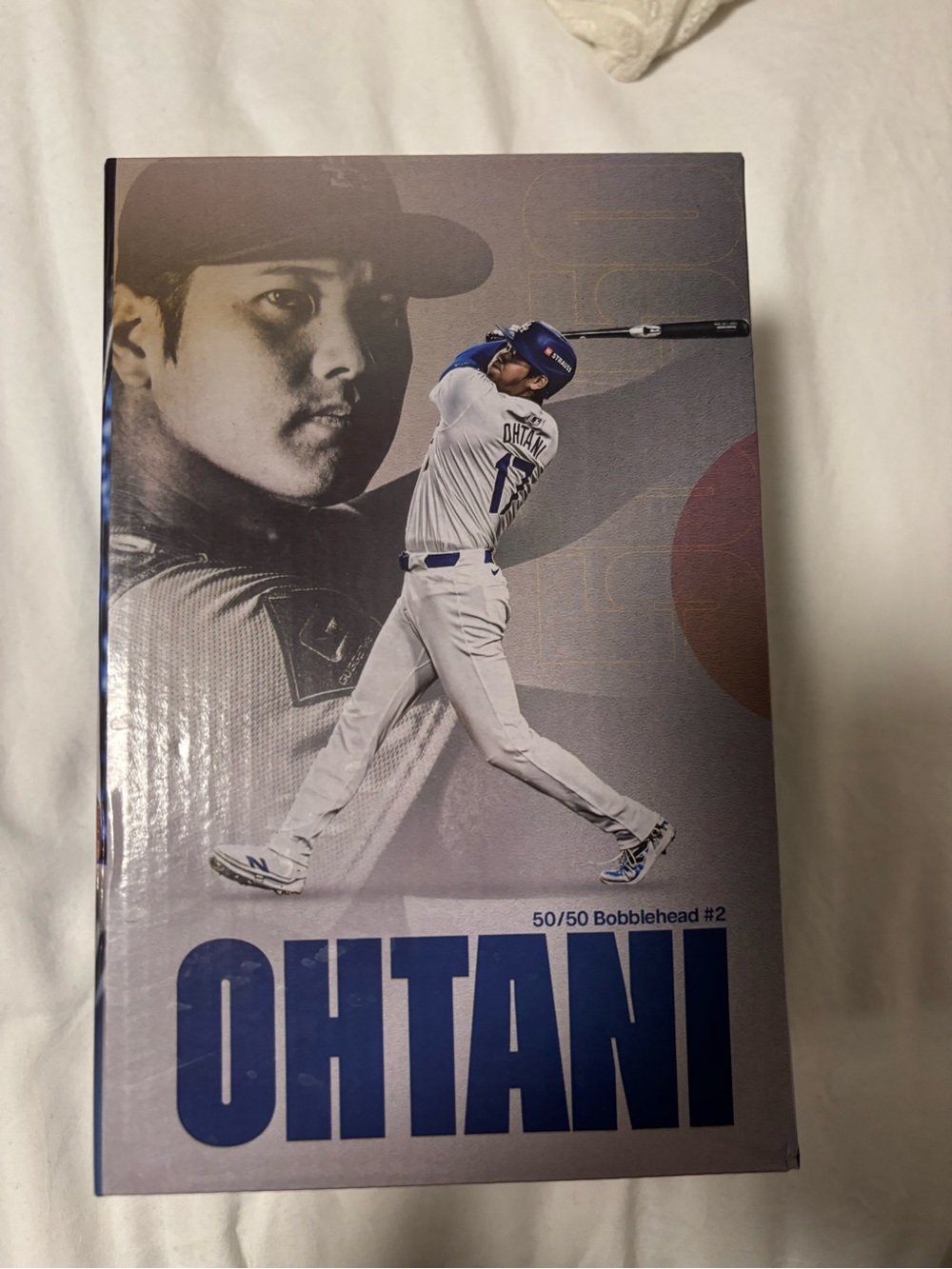 MLB Ohtani Collectible Box in Gray and Blue